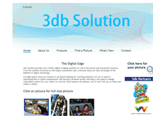 Tablet Screenshot of 3dbsolution.com